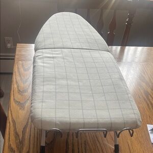 Gray Checkered Ironing Board